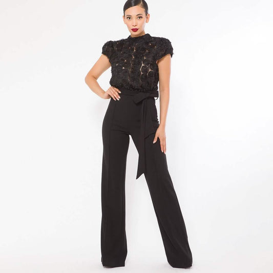 Flower Lace Top Detailed Fashion Jumpsuit DailySale