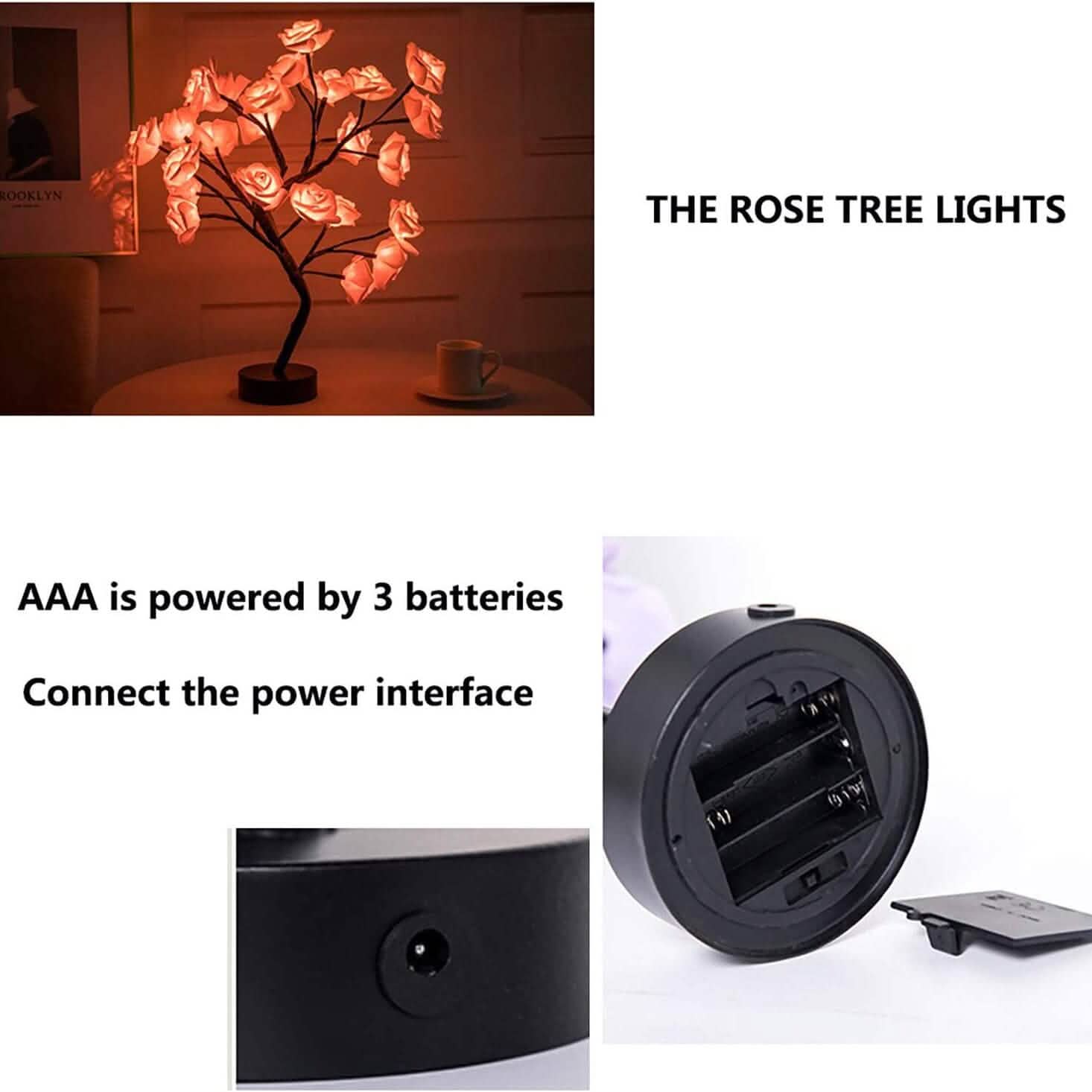 Flower Rose Tree Lamp DailySale