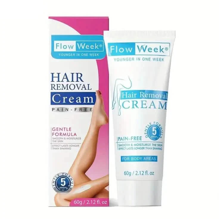 FlowWeek Painless and Irritation-Free Permanent Hair Removal Cream DailySale