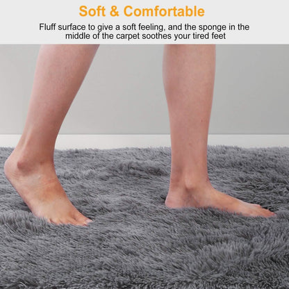 Fluffy Bedroom Anti-Skid Rug DailySale