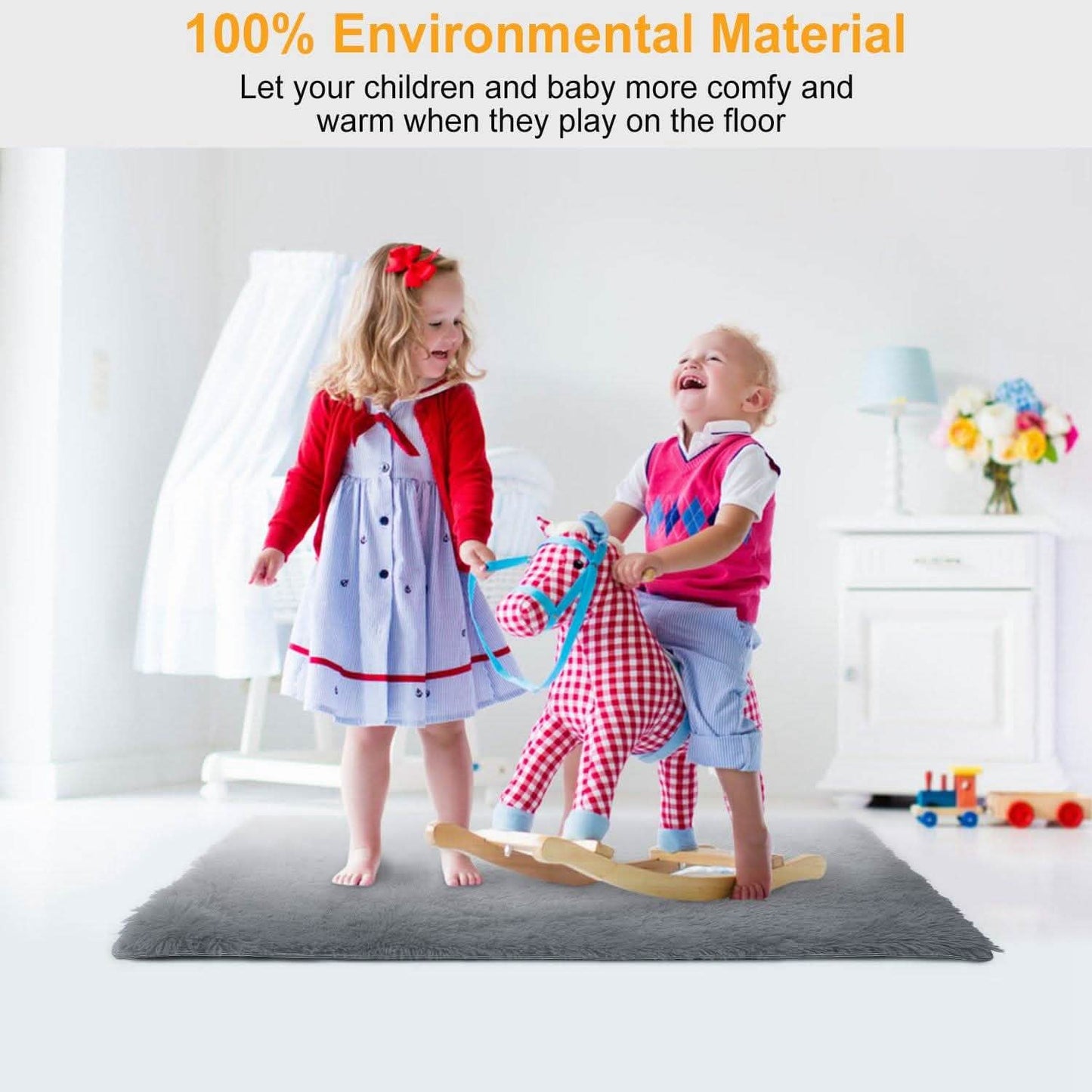 Fluffy Bedroom Anti-Skid Rug DailySale