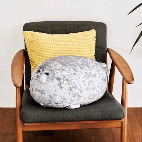 Fluffy Plush Seal Pillow DailySale
