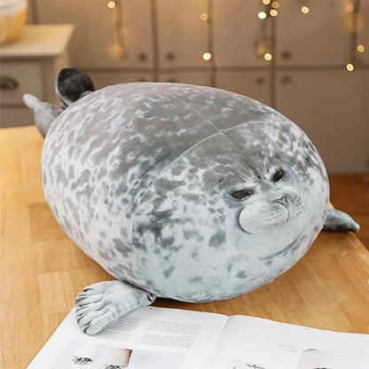 Fluffy Plush Seal Pillow DailySale
