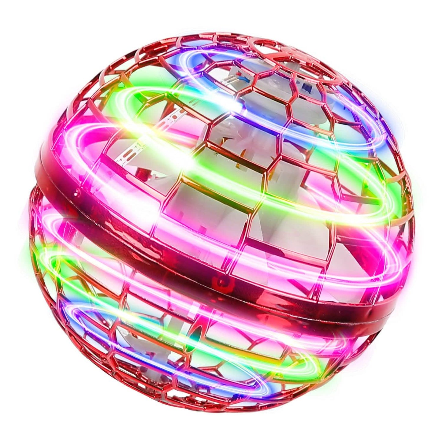 Flying Ball Toys 360¬∞ Rotating Hand Controlled Flying Orb Hover Ball with RGB Lights DailySale