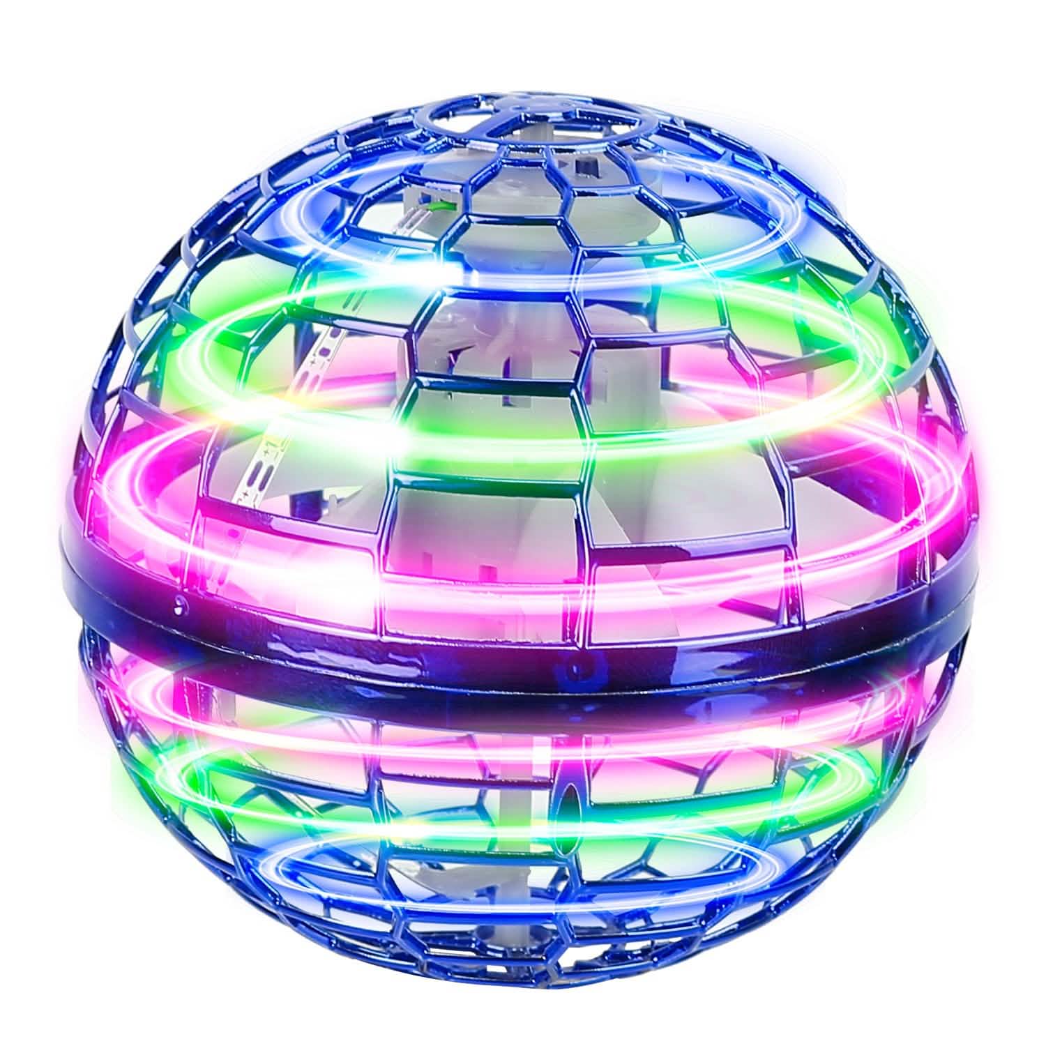 Flying Ball Toys 360¬∞ Rotating Hand Controlled Flying Orb Hover Ball with RGB Lights DailySale