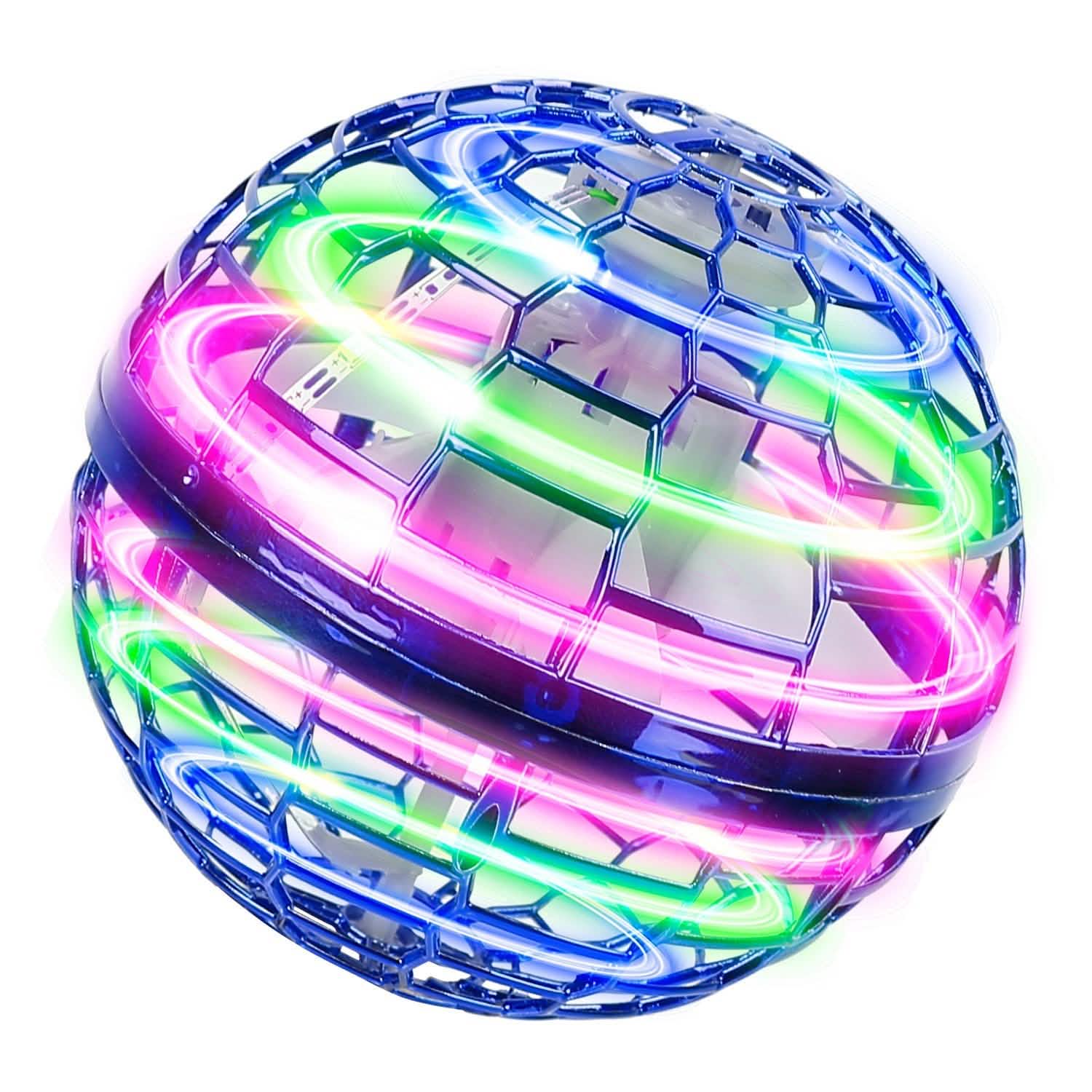 Flying Ball Toys 360¬∞ Rotating Hand Controlled Flying Orb Hover Ball with RGB Lights DailySale