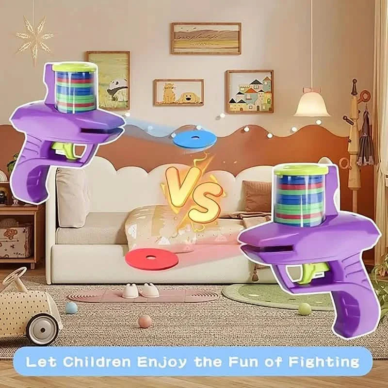 Flying Foam Disc Launcher Handheld Shooter Game DailySale