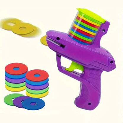 Flying Foam Disc Launcher Handheld Shooter Game DailySale