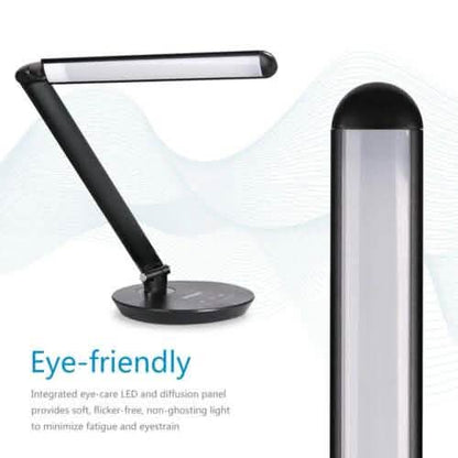 Foldable AC LED Desk Table Lamp Adjustable Touch Reading USB Rechargeable Port DailySale