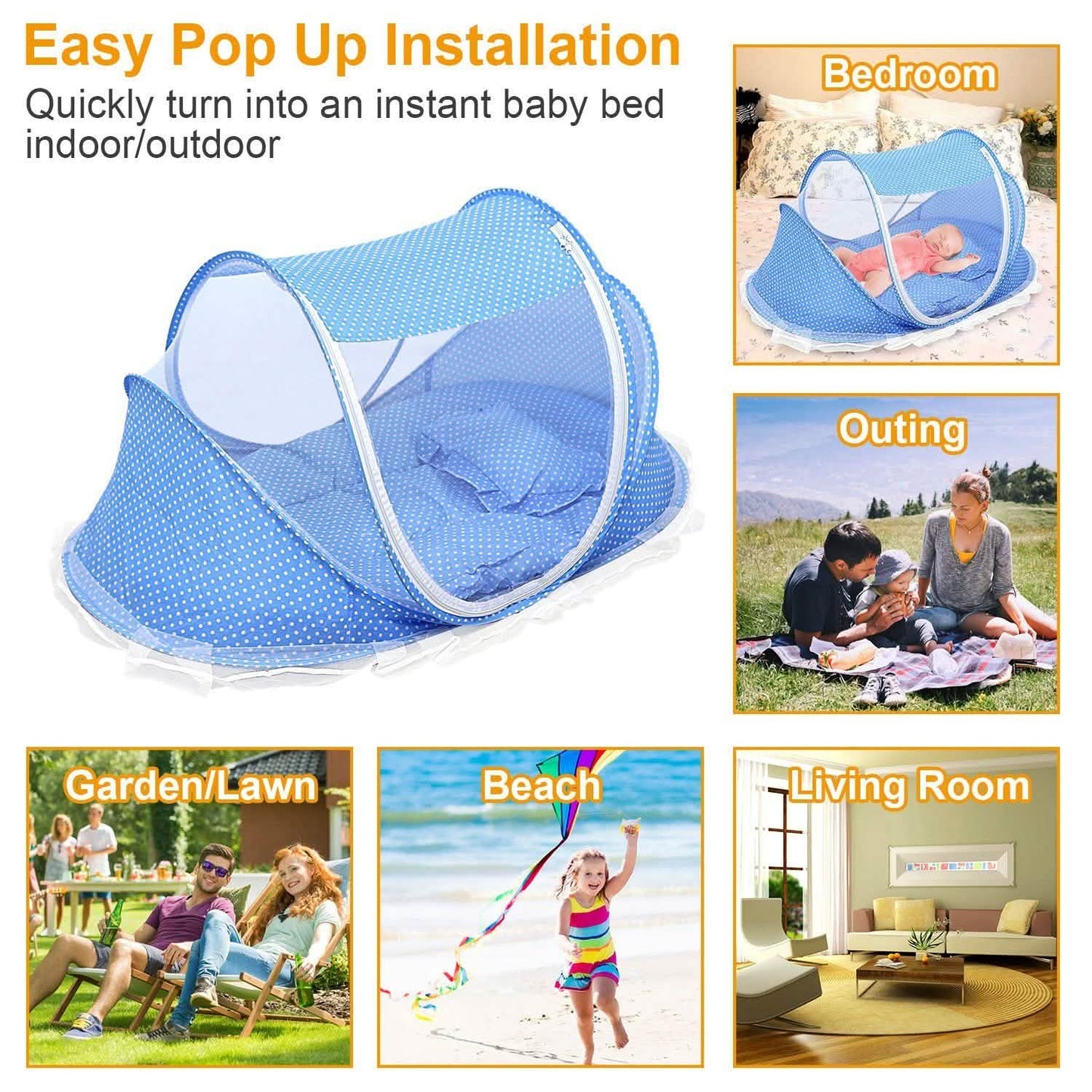 Foldable Baby Travel Bed DailySale