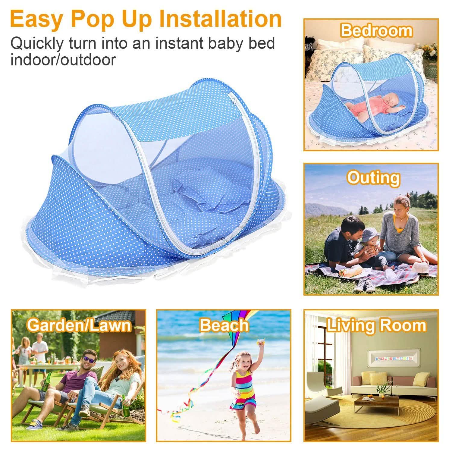 Foldable Baby Travel Bed DailySale
