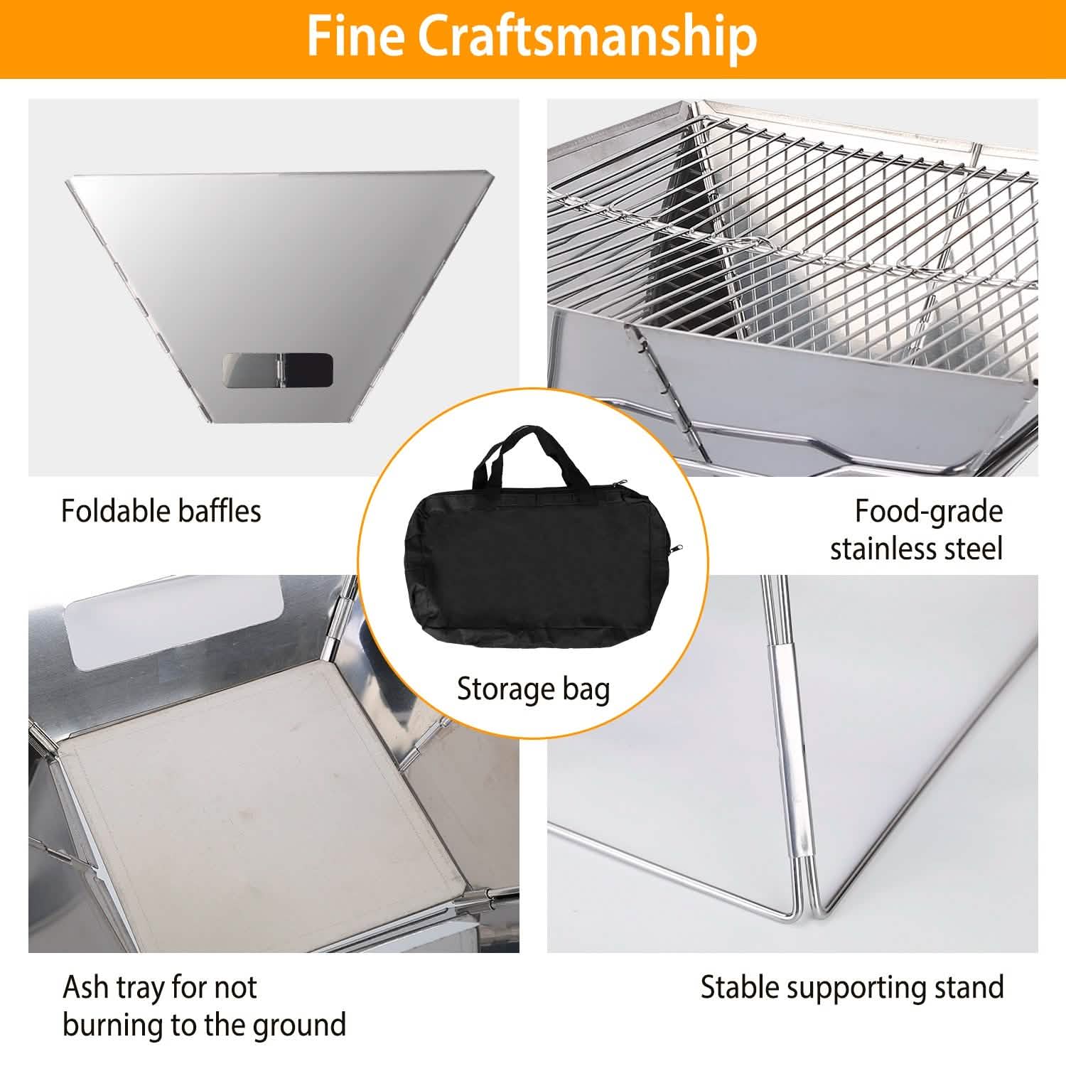 Foldable BBQ Grill DailySale