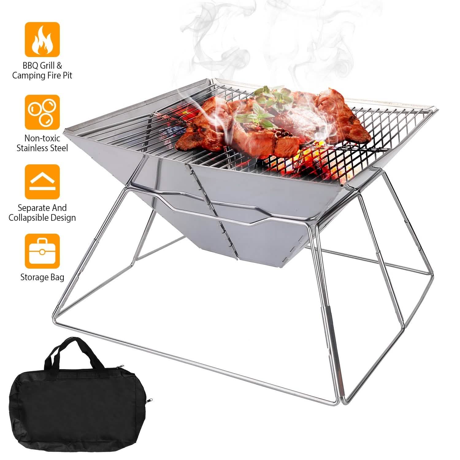 Foldable BBQ Grill DailySale