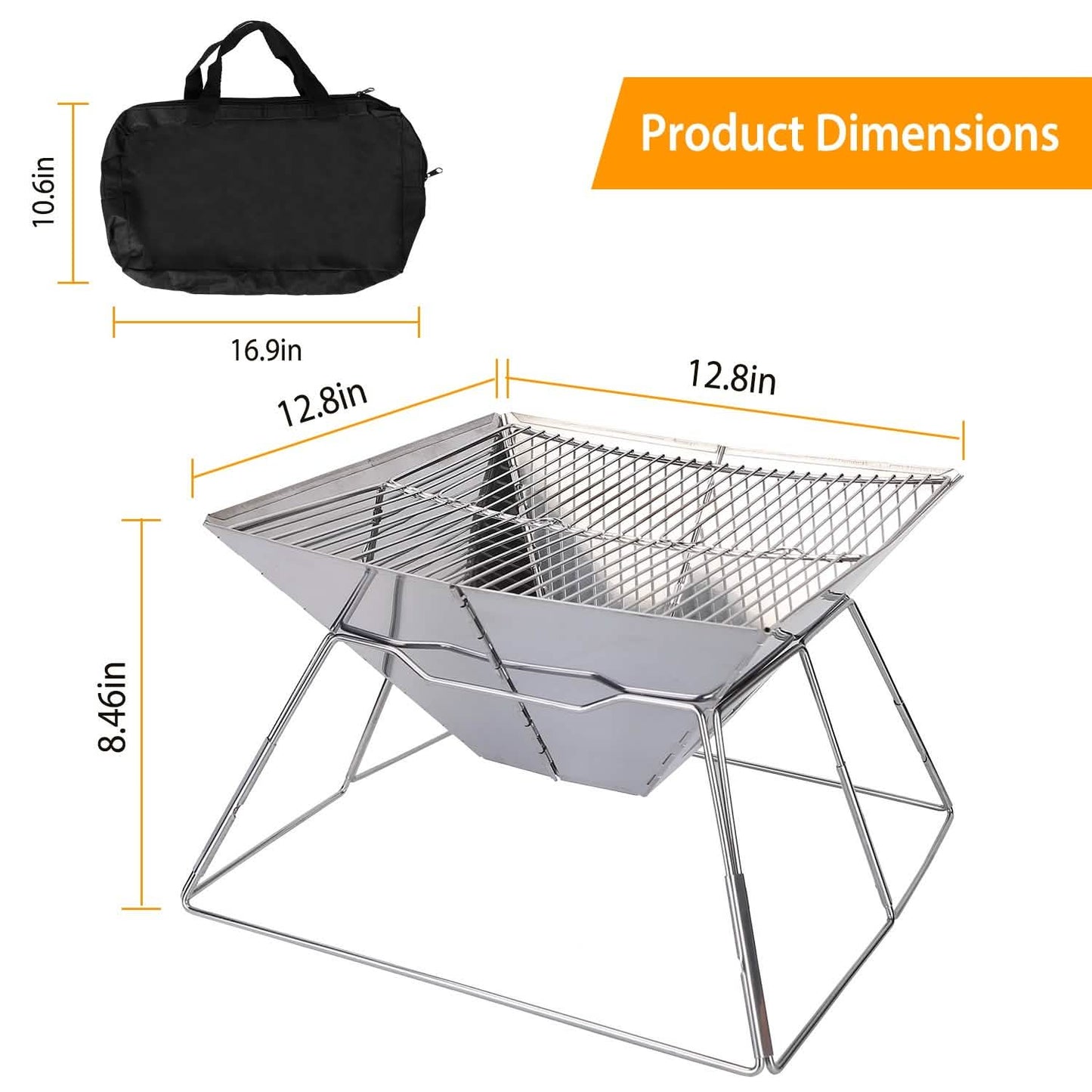 Foldable BBQ Grill DailySale
