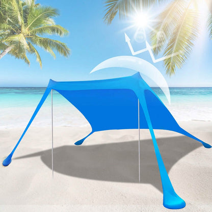 Foldable Beach Canopy Tent Collapsible Shade DailySale