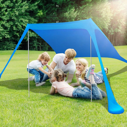 Foldable Beach Canopy Tent Collapsible Shade DailySale