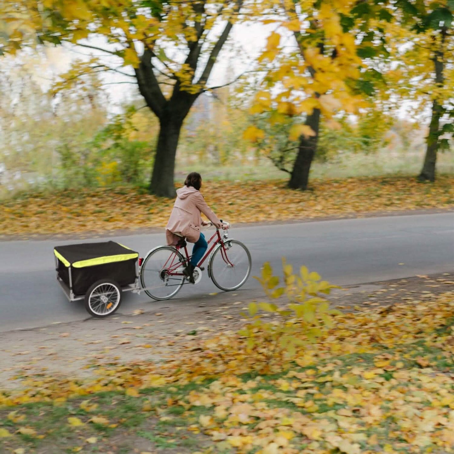Foldable Bicycle Cargo Wagon Trailer DailySale