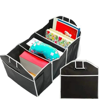 Foldable Black Car Trunk Cargo Storage Bag DailySale