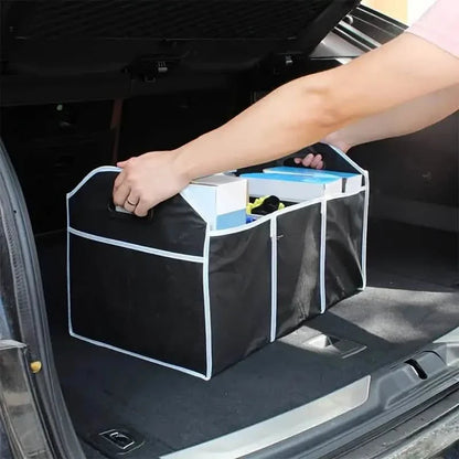 Foldable Black Car Trunk Cargo Storage Bag DailySale