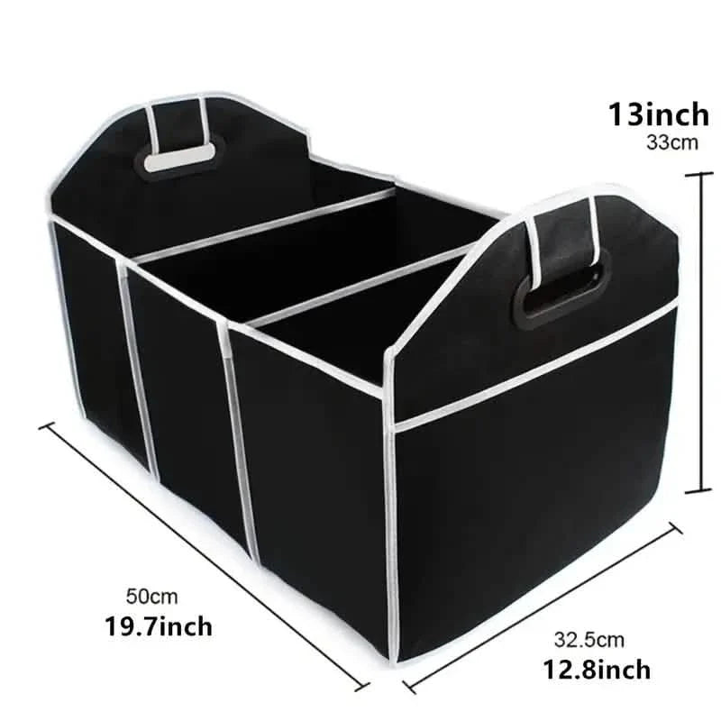 Foldable Black Car Trunk Cargo Storage Bag DailySale