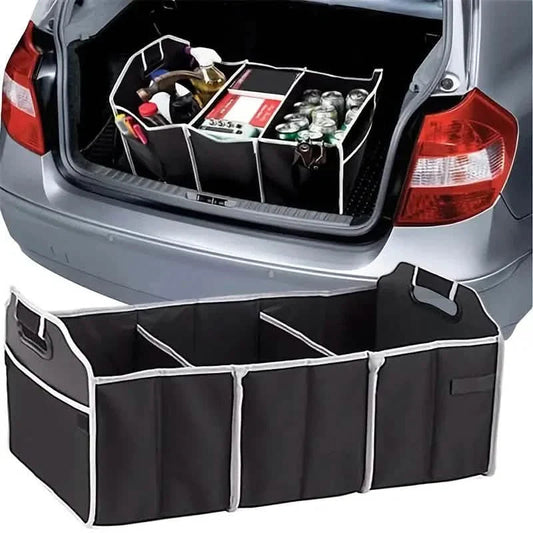 Foldable Black Car Trunk Cargo Storage Bag DailySale