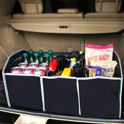 Foldable Black Car Trunk Cargo Storage Bag DailySale