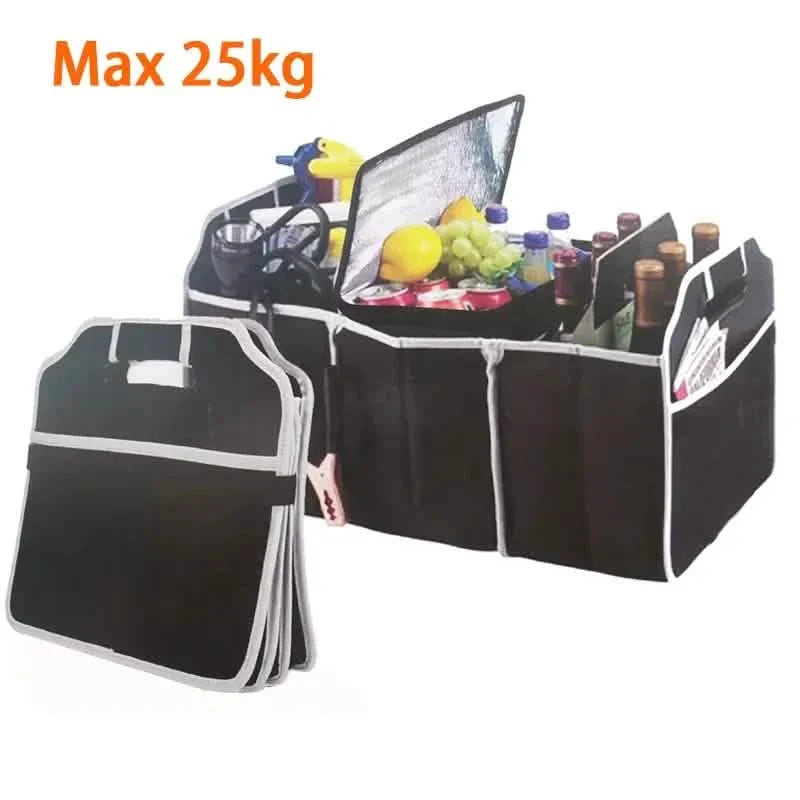 Foldable Black Car Trunk Cargo Storage Bag DailySale