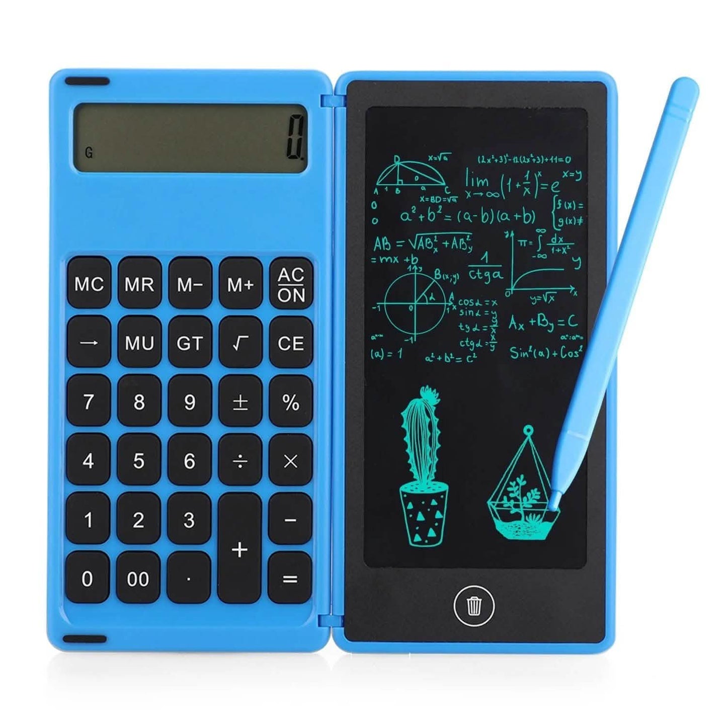 Foldable Calculator & 6 Inch LCD Writing Tablet Digital Drawing DailySale