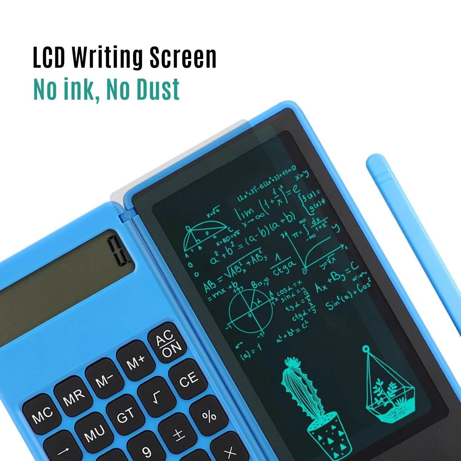 Foldable Calculator & 6 Inch LCD Writing Tablet Digital Drawing DailySale
