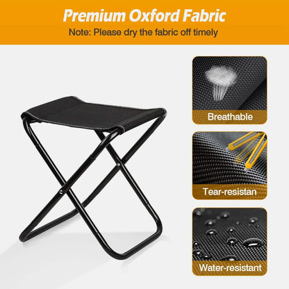 Foldable Camping Stool Portable Travel Chair DailySale