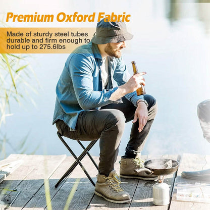 Foldable Camping Stool Portable Travel Chair DailySale
