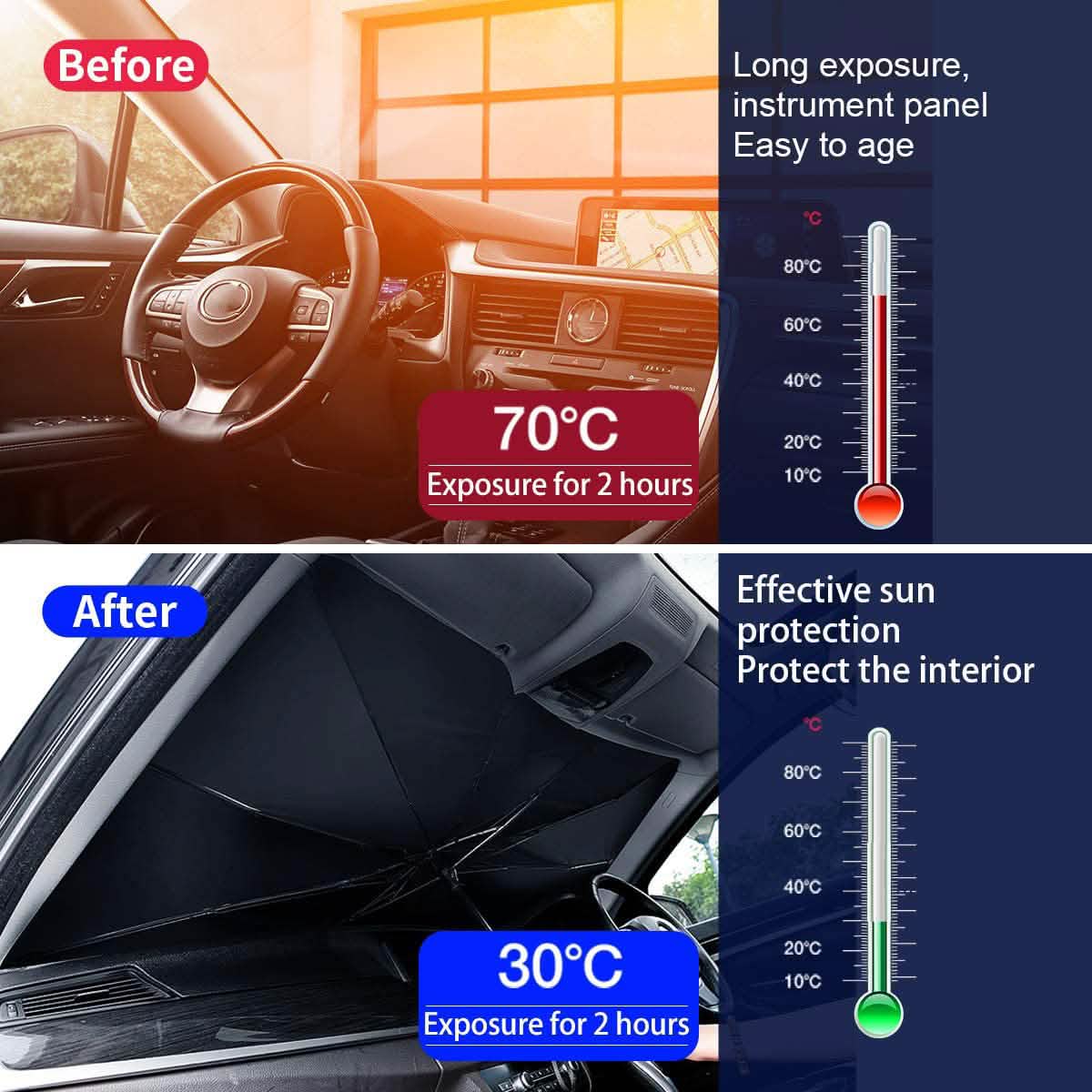 Foldable Car Windshield Sunshade DailySale