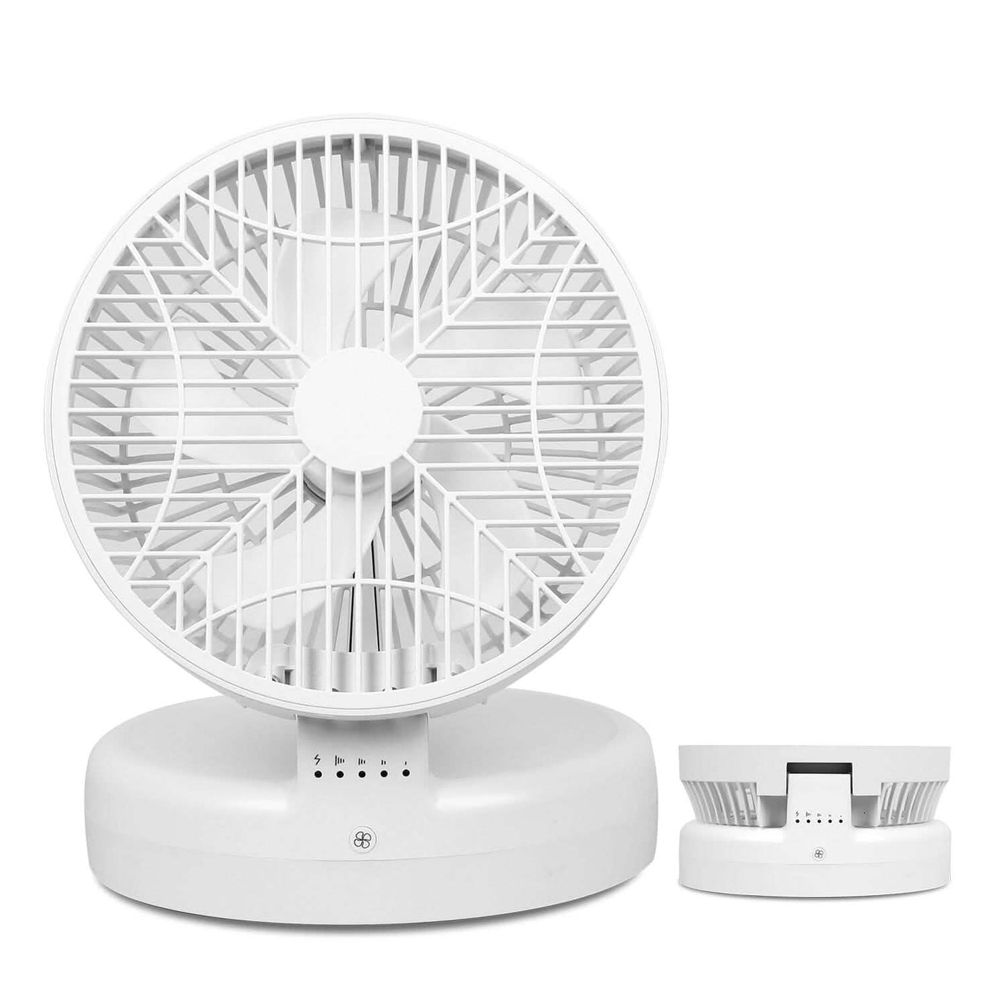 Foldable Desk Fan with 4 Wind Speeds Type-C Rechargeable Wall-Mounted DailySale