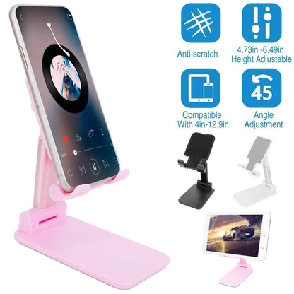 Foldable Desktop Phone Stand Angle Height Adjustable Holder DailySale