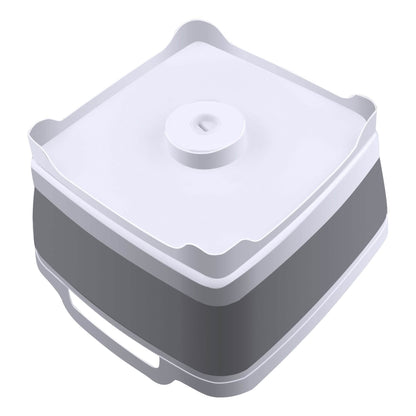 Foldable Dish Tub Washing Basin Collapsible Draining Pan Strainer Food Basket DailySale