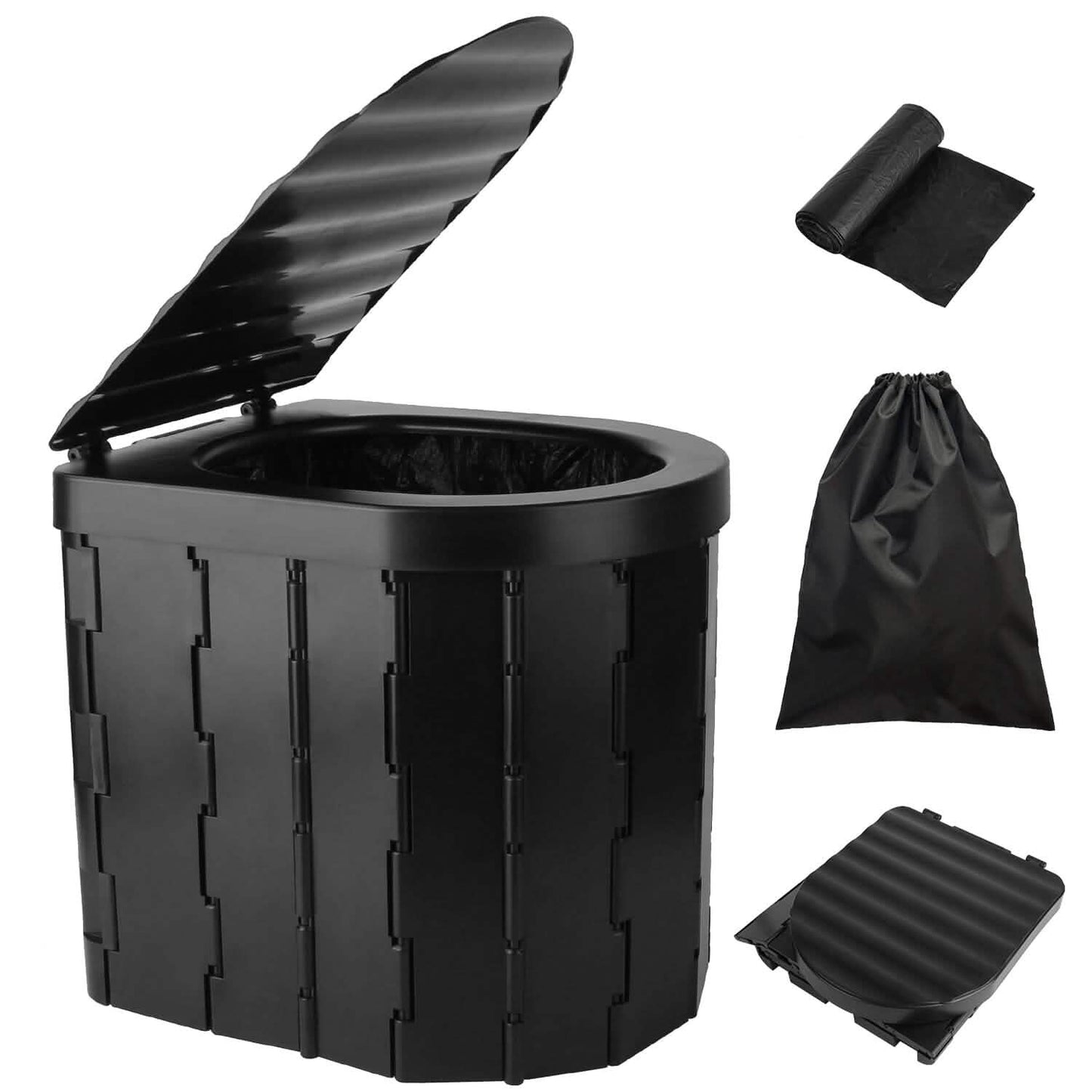 Foldable Emergency Toilet Portable Porta Potty DailySale