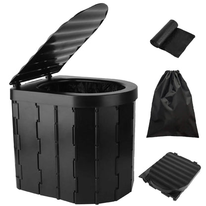Foldable Emergency Toilet Portable Porta Potty DailySale