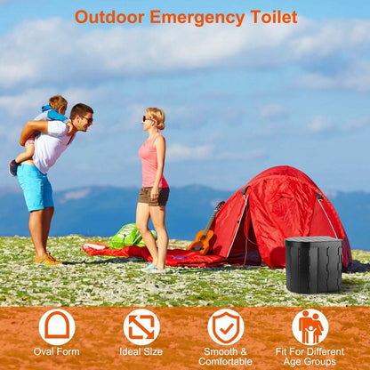 Foldable Emergency Toilet Portable Porta Potty DailySale