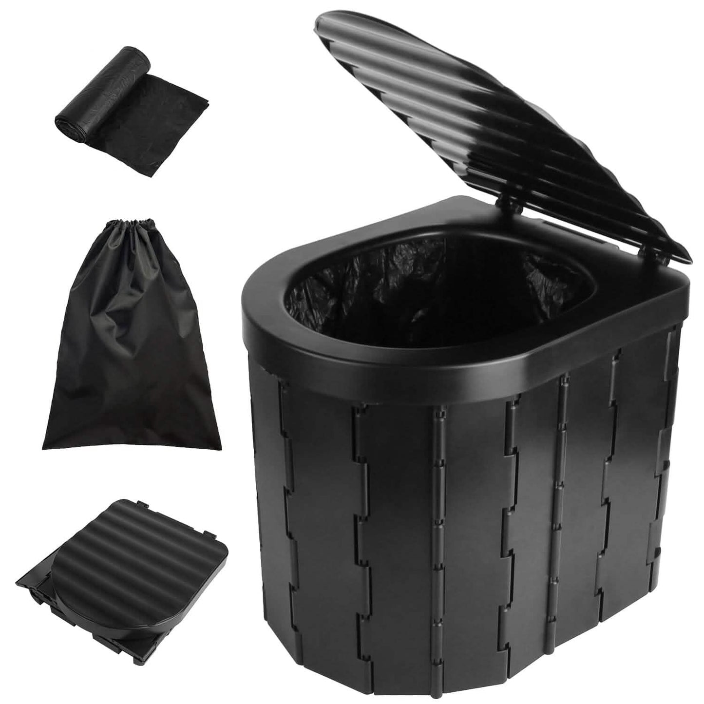 Foldable Emergency Toilet Portable Porta Potty DailySale