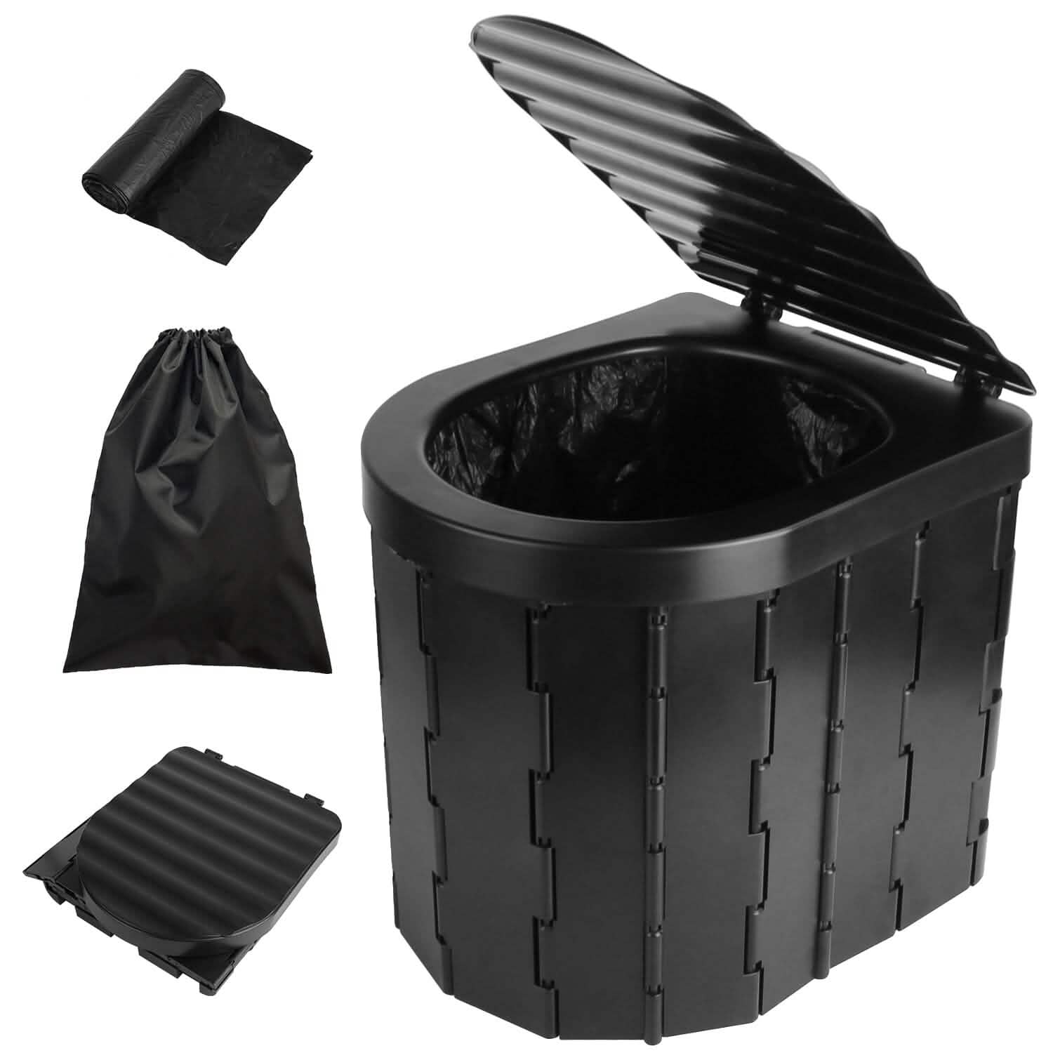 Foldable Emergency Toilet Portable Porta Potty DailySale
