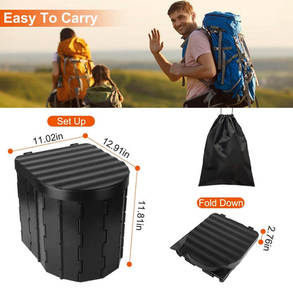 Foldable Emergency Toilet Portable Porta Potty DailySale