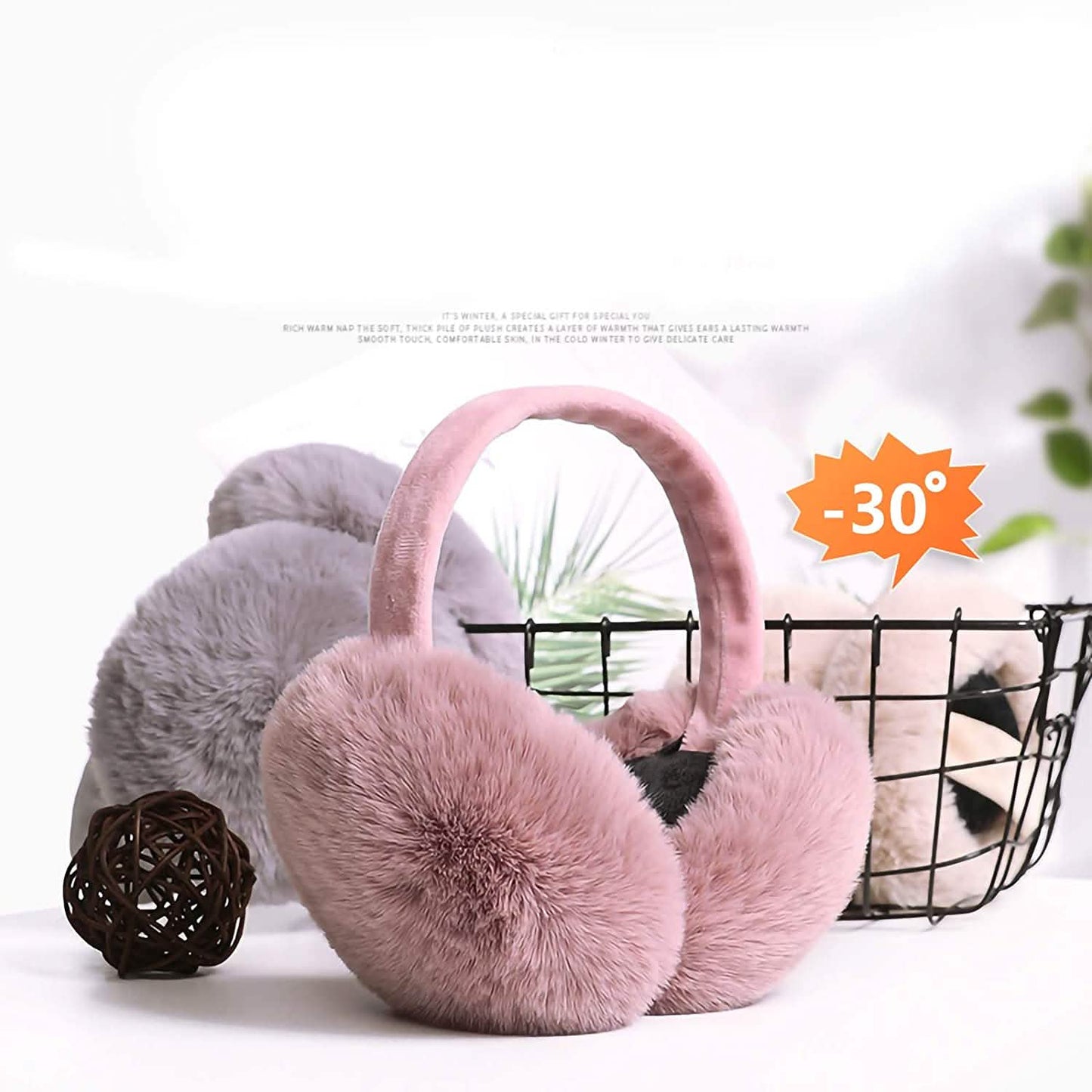 Foldable Faux Fur Warm Earmuffs DailySale