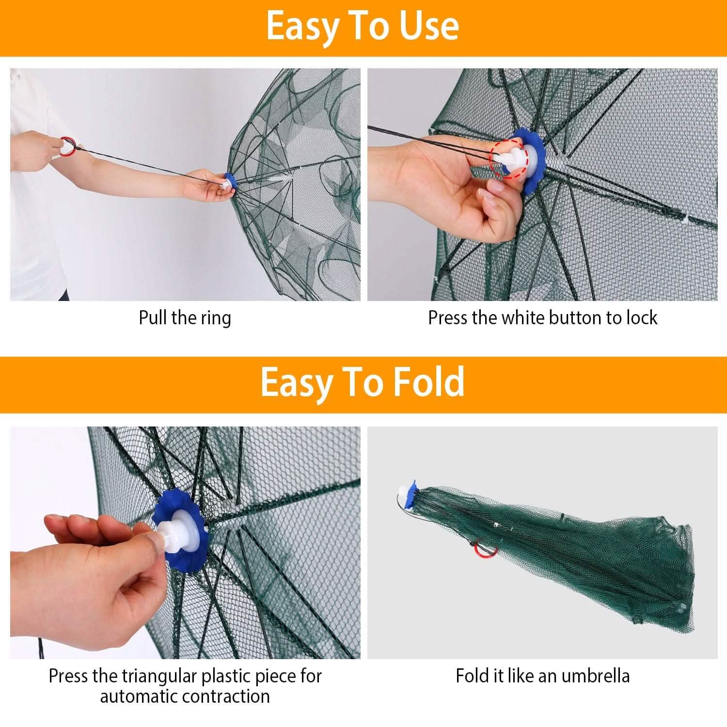 Foldable Fishing Bait Net Trap DailySale