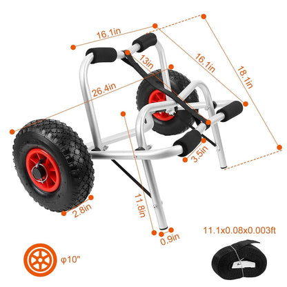 Foldable Kayak Canoe Boat Carrier DailySale