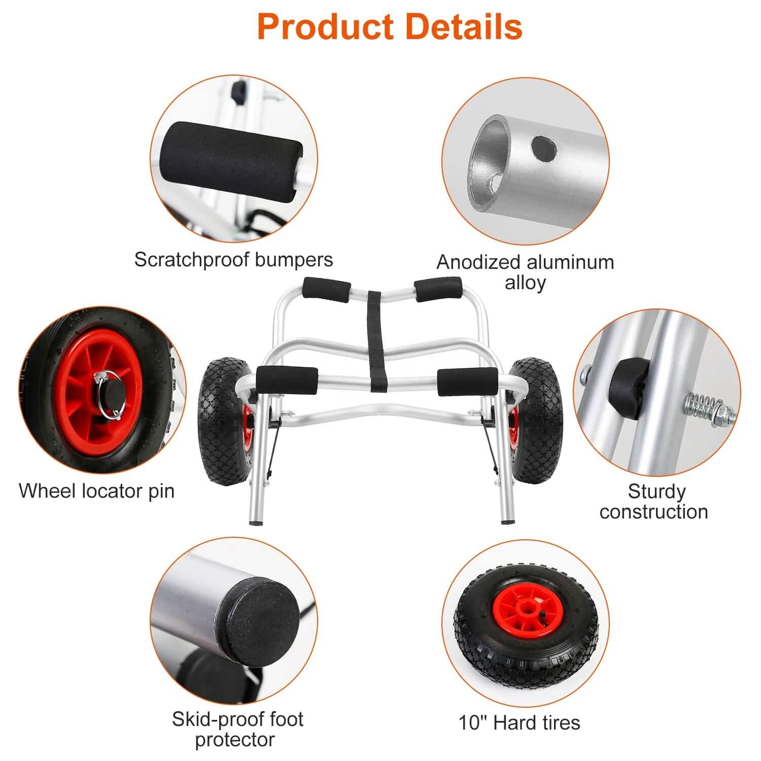 Foldable Kayak Canoe Boat Carrier DailySale