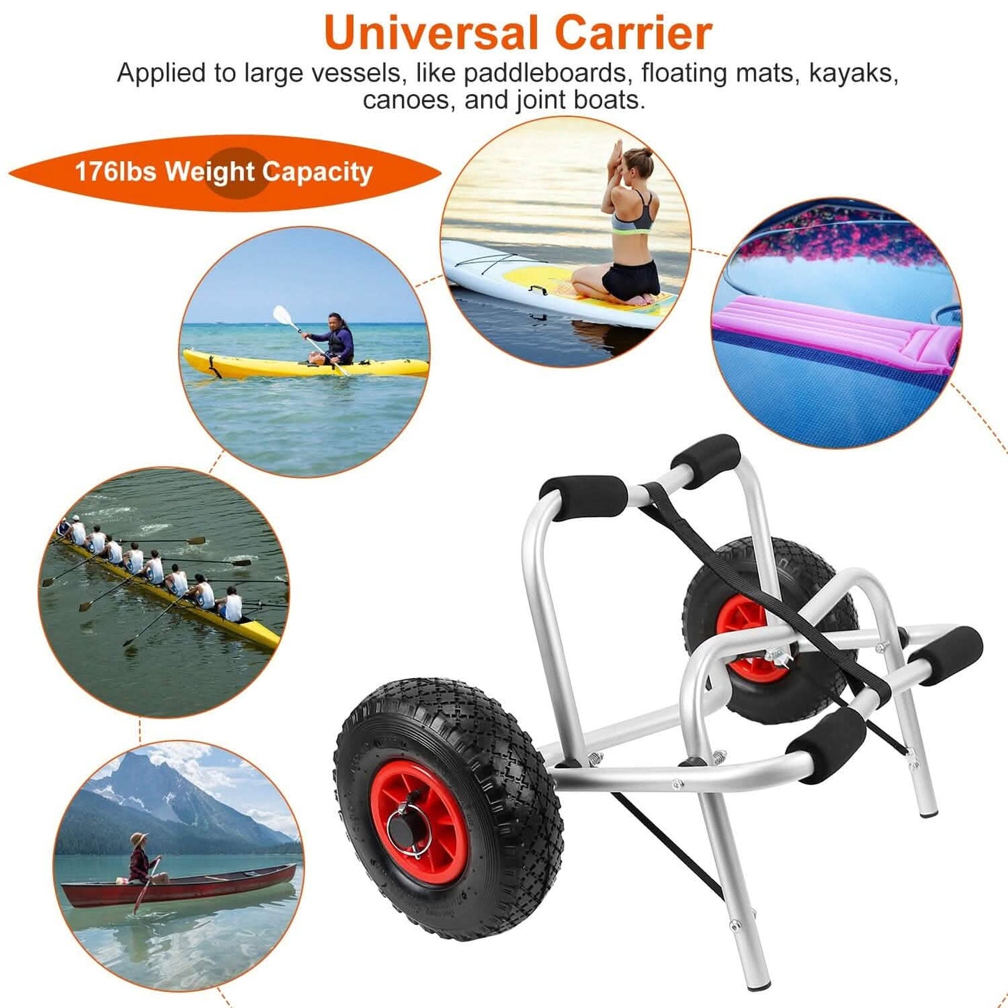 Foldable Kayak Canoe Boat Carrier DailySale