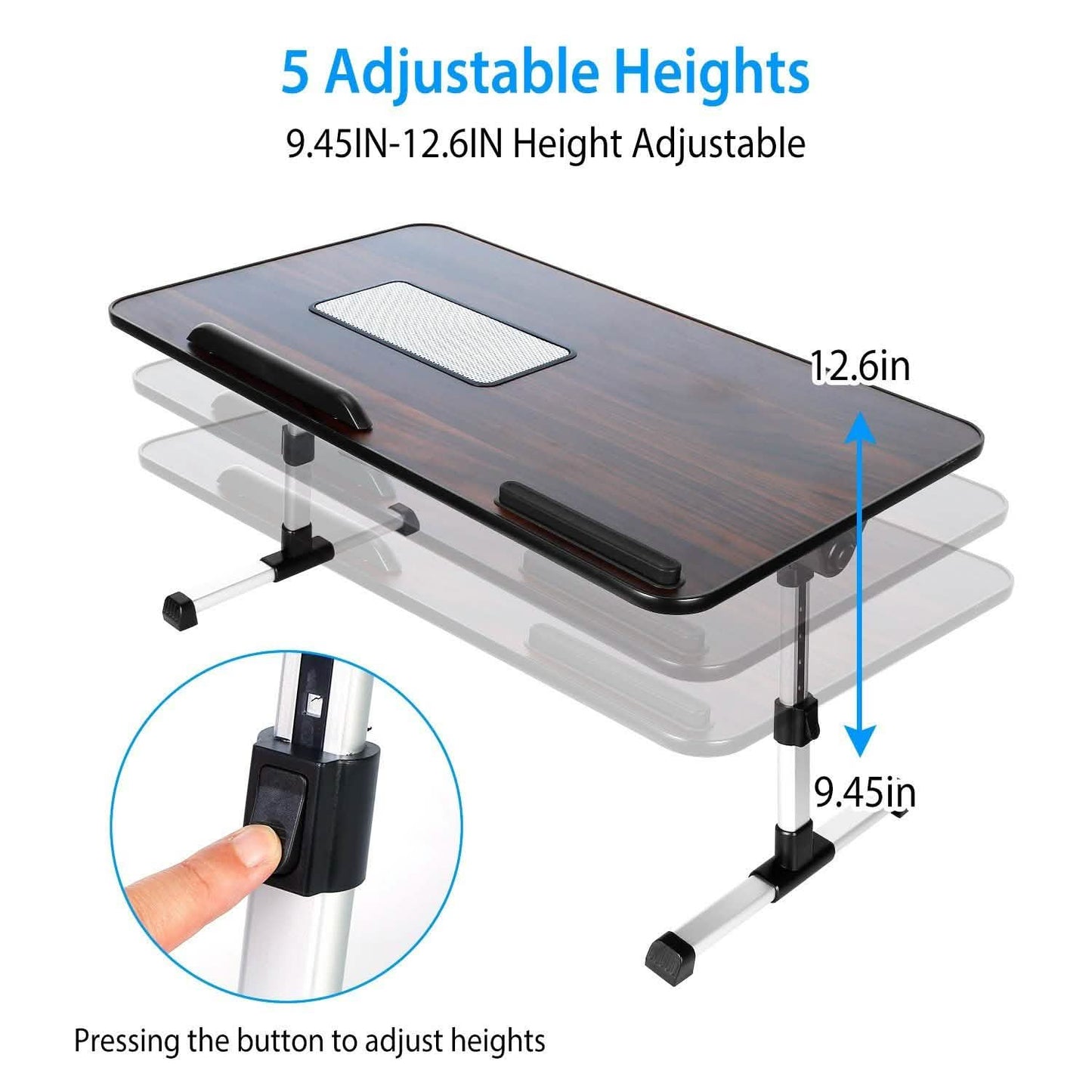 Foldable Laptop Stand Desk Height DailySale
