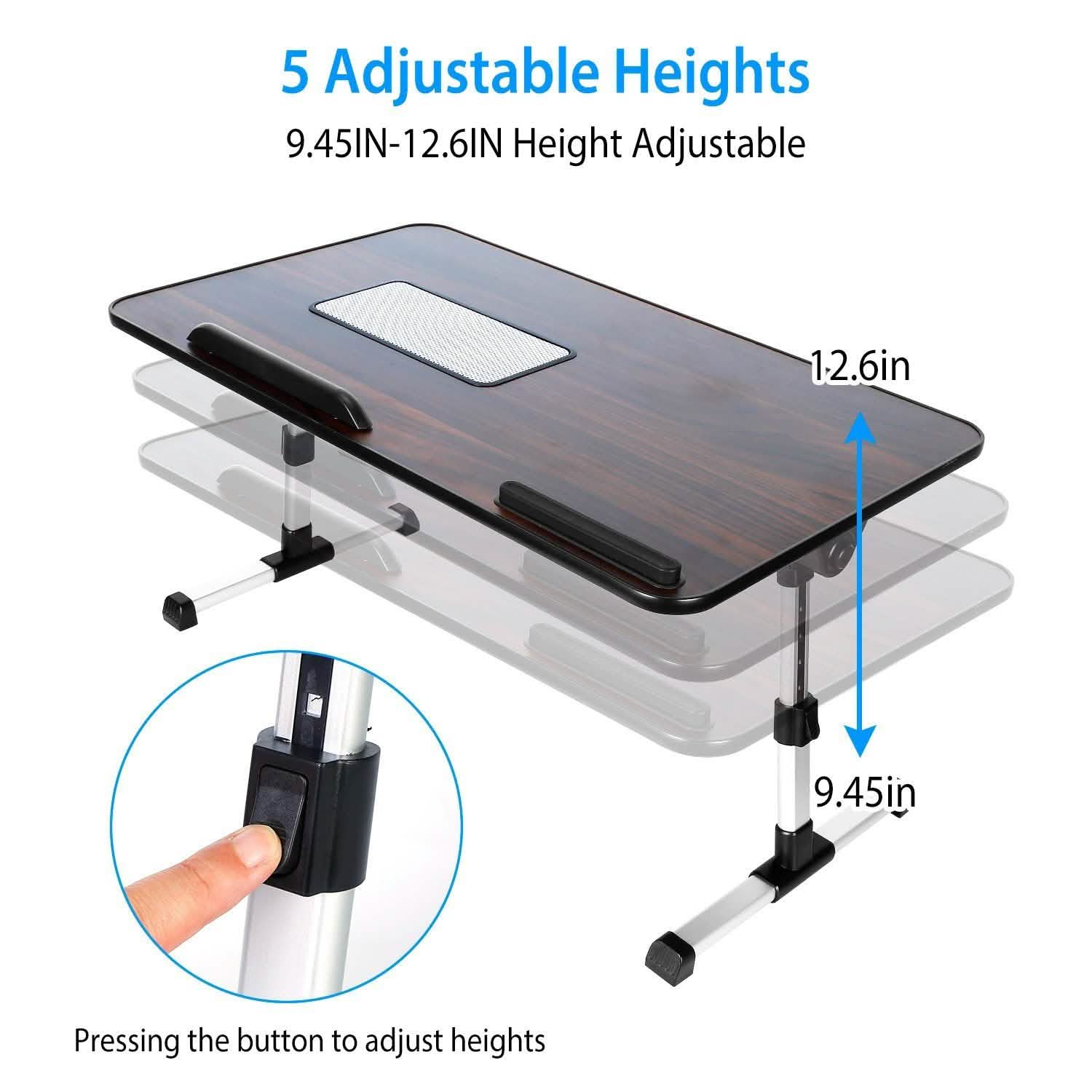 Foldable Laptop Stand Desk Height DailySale