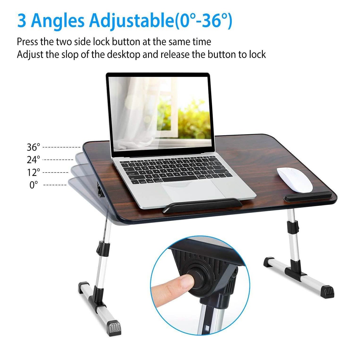 Foldable Laptop Stand Desk Height DailySale