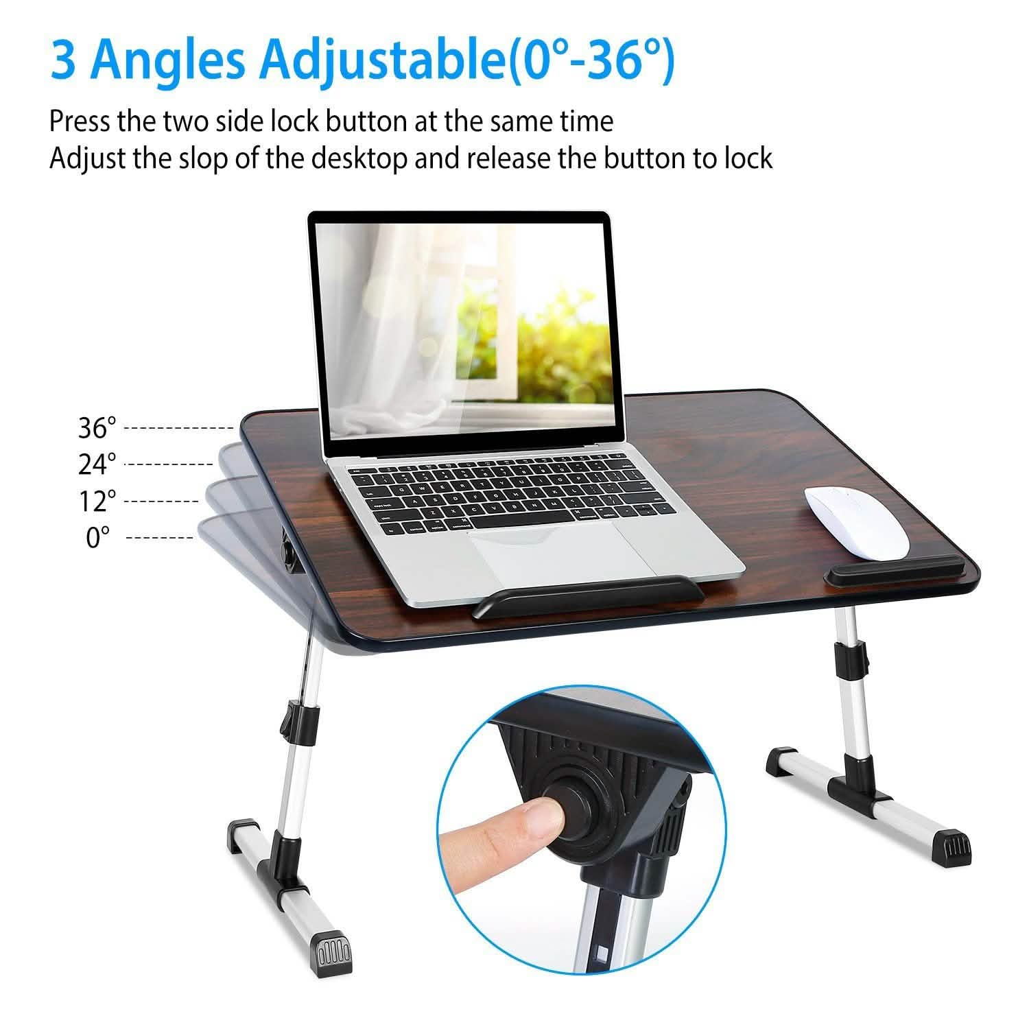 Foldable Laptop Stand Desk Height DailySale